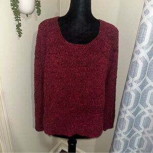 Cato Woman burgundy sweater